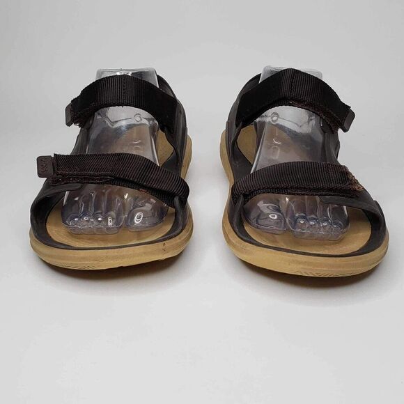 Crocs Swiftwater Sandals Men's Size 10 Brown Strap Hiking Water Comfort - Picture 2 of 9